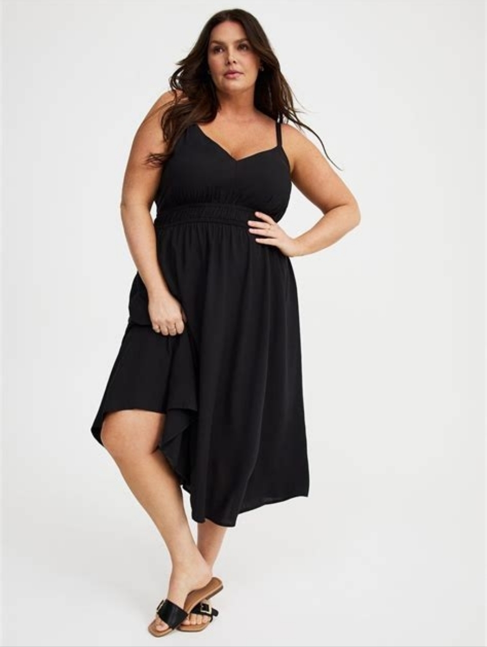 NWT Torrid V Neck Midi Dress